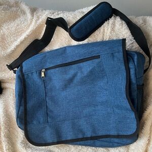 Blue Messenger Bag